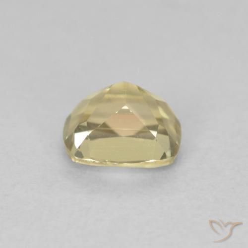 Diaspro cangiante Giallo molto chiaro naturale da 0.71 ct, Cuscino, VVS-VS
