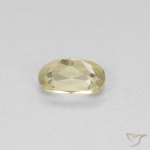 Diaspro cangiante Giallo chiaro naturale da 0.45 ct, Cuscino, VVS-VS