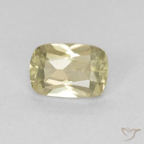 Diaspro cangiante Giallo chiaro naturale da 0.74 ct, Cuscino, VVS-VS
