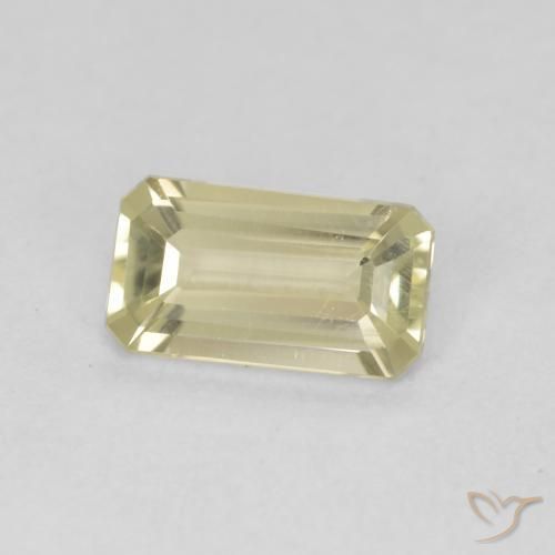 Diaspro cangiante Giallo verde naturale da 0.74 ct, Ottagonale / Taglio smeraldo, VS