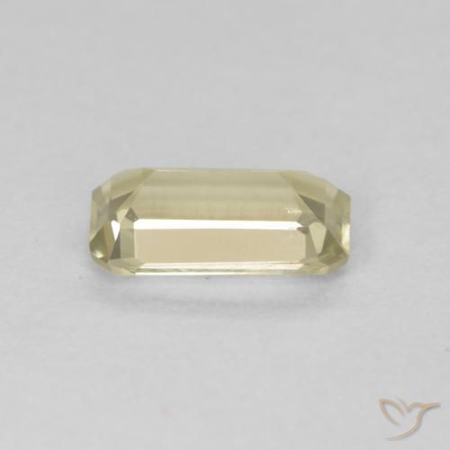 Diaspro cangiante Giallo verde naturale da 0.74 ct, Ottagonale / Taglio smeraldo, VS