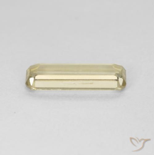 Diaspro cangiante Giallo morbido naturale da 1.40 ct, Ottagonale / Taglio smeraldo, VS
