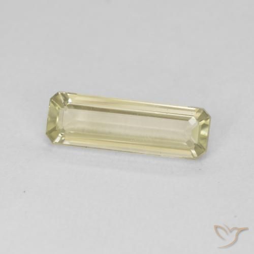 Diaspro cangiante Giallo chiaro naturale da 1.33 ct, Ottagonale / Taglio smeraldo, VVS-VS