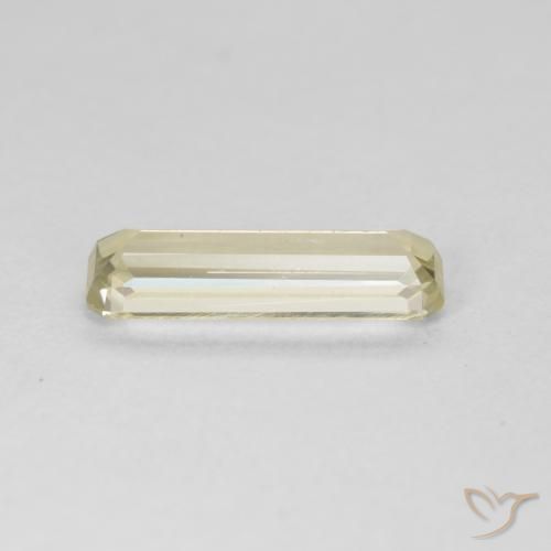 Diaspro cangiante Giallo chiaro naturale da 1.33 ct, Ottagonale / Taglio smeraldo, VVS-VS