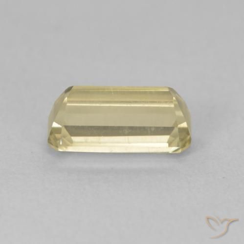 Diaspro cangiante Giallo chiaro naturale da 1.06 ct, Ottagonale / Taglio smeraldo, VVS-VS
