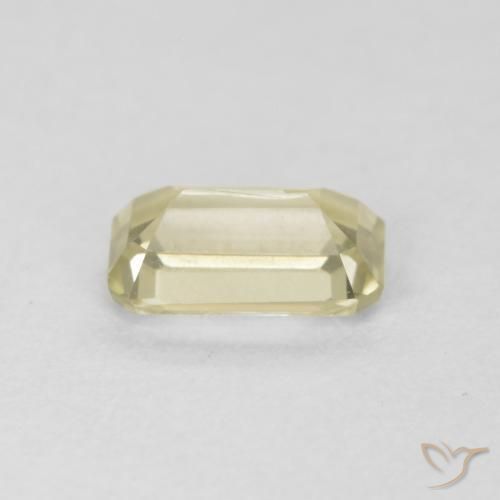 Diaspro cangiante Giallo morbido naturale da 0.64 ct, Ottagonale / Taglio smeraldo, VVS-VS