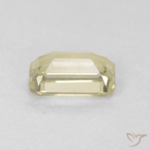 Diaspro cangiante Giallo morbido naturale da 0.63 ct, Ottagonale / Taglio smeraldo, VVS-VS
