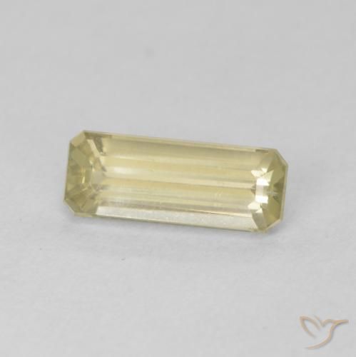 Diaspro cangiante Giallo morbido naturale da 1.12 ct, Ottagonale / Taglio smeraldo, VVS-VS