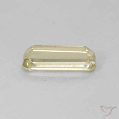 Diaspro cangiante Giallo morbido naturale da 1.12 ct, Ottagonale / Taglio smeraldo, VVS-VS