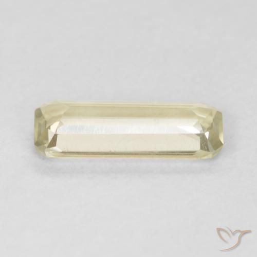 Diaspro cangiante Giallo chiaro naturale da 0.80 ct, Ottagonale / Taglio smeraldo, VVS