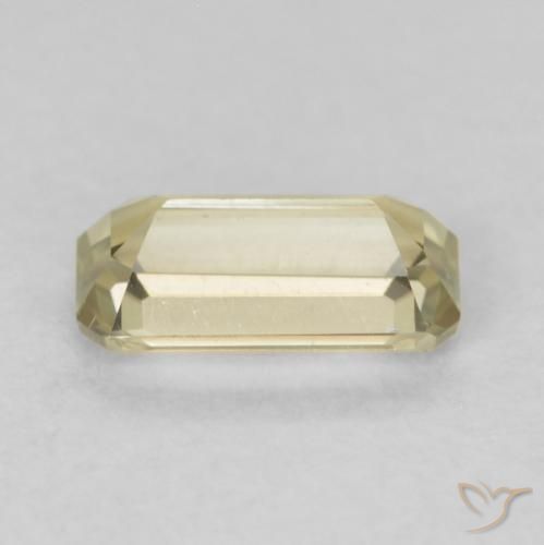 Diaspro cangiante Giallo morbido naturale da 0.55 ct, Ottagonale / Taglio smeraldo, VVS