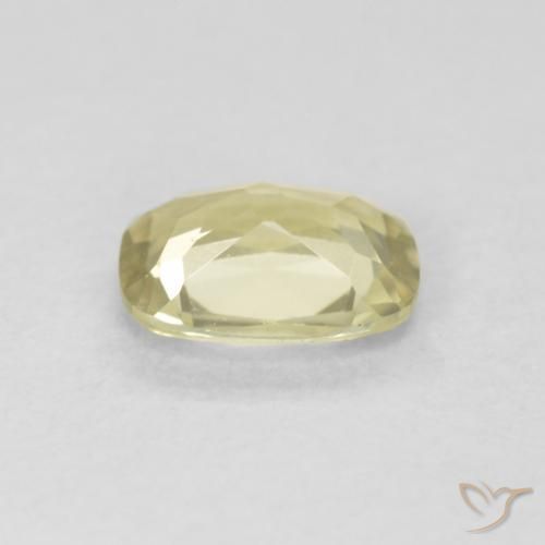 Diaspro cangiante Giallo chiaro naturale da 0.77 ct, Cuscino, VS