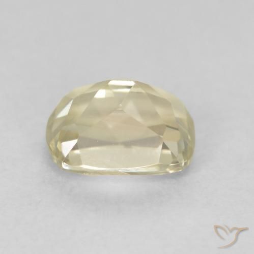 Diaspro cangiante Giallo chiaro naturale da 0.93 ct, Cuscino, VS