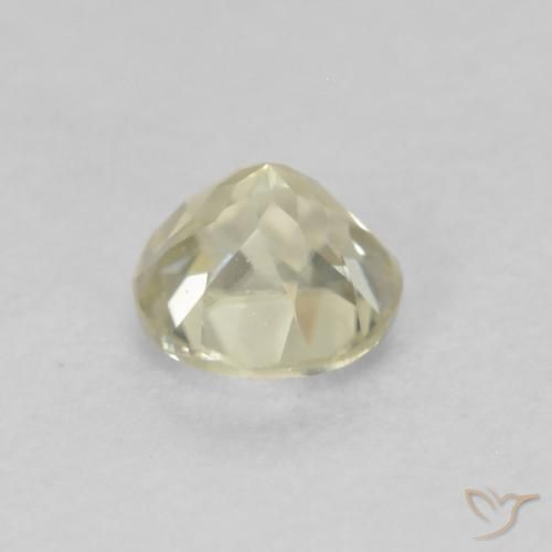 Diaspro cangiante Giallo chiaro naturale da 0.30 ct, Rotondo, VS