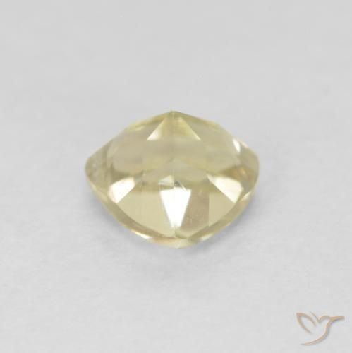 Diaspro cangiante Giallo chiaro naturale da 0.42 ct, Taglio trillion, VS