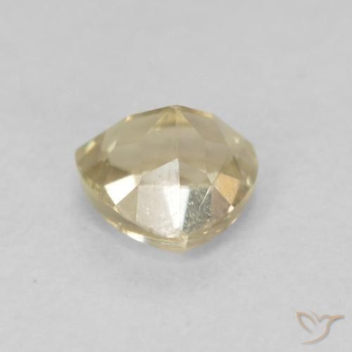 Diaspro cangiante Giallo chiaro naturale da 0.33 ct, Taglio trillion, VS