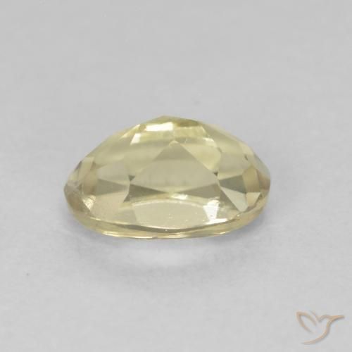 Diaspro cangiante Giallo molto chiaro naturale da 0.67 ct, Ovale, VS