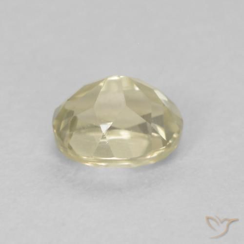Diaspro cangiante Giallo chiaro naturale da 0.35 ct, Ovale, VS