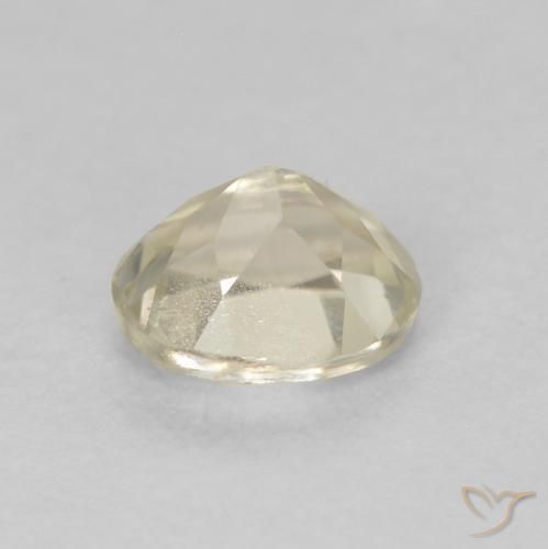 Diaspro cangiante Giallo chiaro naturale da 0.60 ct, Ovale, VS