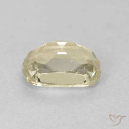 Diaspro cangiante Giallo chiaro naturale da 0.97 ct, Cuscino, VVS