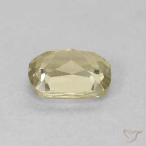 Diaspro cangiante Giallo chiaro naturale da 0.56 ct, Cuscino, VVS
