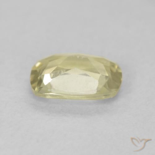 Diaspro cangiante Giallo chiaro naturale da 0.76 ct, Cuscino, VVS