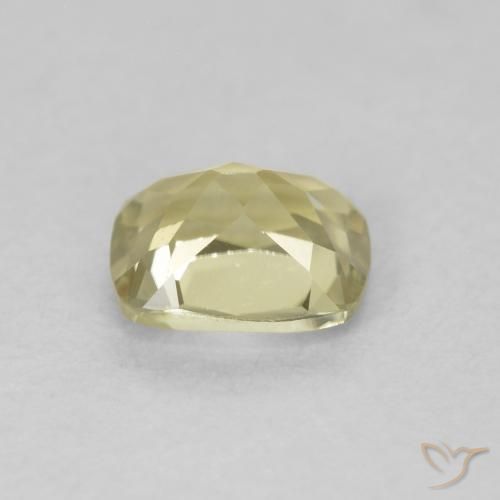 Diaspro cangiante Giallo chiaro naturale da 0.79 ct, Cuscino, VVS