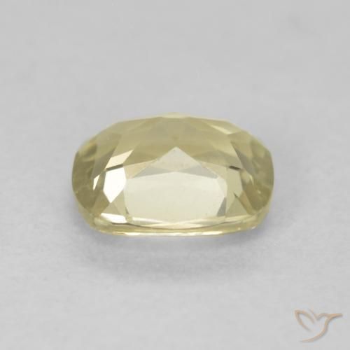 Diaspro cangiante Giallo chiaro naturale da 1.04 ct, Cuscino, VVS