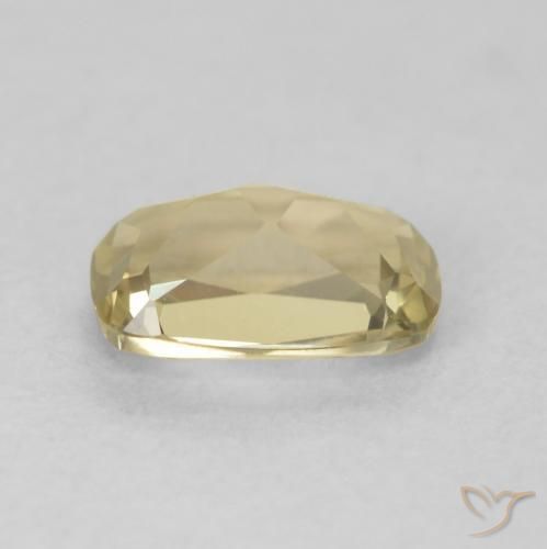 Diaspro cangiante Giallo chiaro naturale da 1.01 ct, Cuscino, VVS