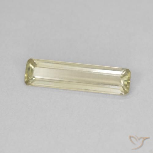 Diaspro cangiante Giallo molto chiaro naturale da 1.12 ct, Ottagonale / Taglio smeraldo, VVS-VS