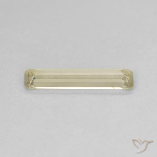Diaspro cangiante Giallo molto chiaro naturale da 1.12 ct, Ottagonale / Taglio smeraldo, VVS-VS