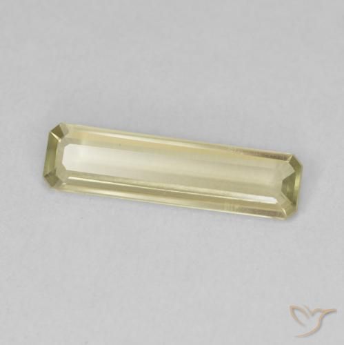 Diaspro cangiante Giallo chiaro naturale da 1.40 ct, Ottagonale / Taglio smeraldo, VS