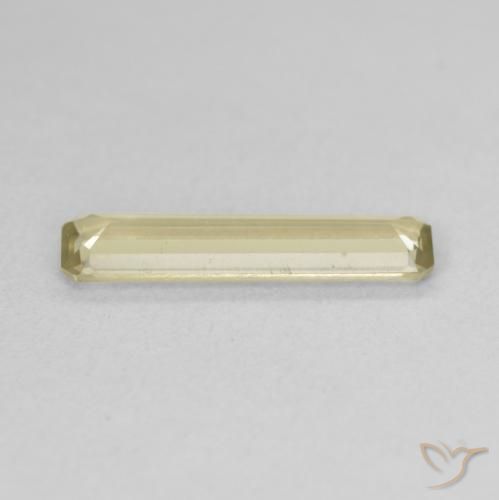 Diaspro cangiante Giallo chiaro naturale da 1.40 ct, Ottagonale / Taglio smeraldo, VS