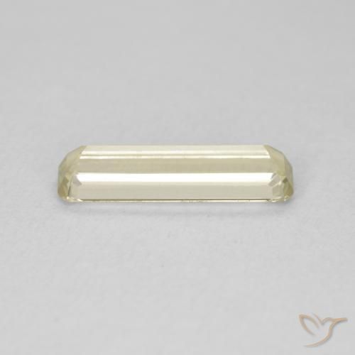 Diaspro cangiante Giallo morbido naturale da 1.26 ct, Ottagonale / Taglio smeraldo, VVS