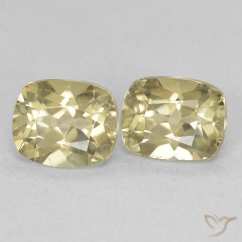 Gemme di Diaspro cangiante Giallo morbido naturale da 1.68 ct, Cuscino, VVS-VS