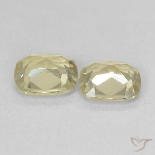 Gemme di Diaspro cangiante Giallo morbido naturale da 1.43 ct, Cuscino, VVS-VS