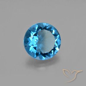 Fluorite che cambia colore Blu scuro naturale da 10.75 ct, Rotondo, VS