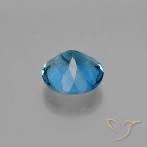 Fluorite che cambia colore Blu scuro naturale da 10.75 ct, Rotondo, VS