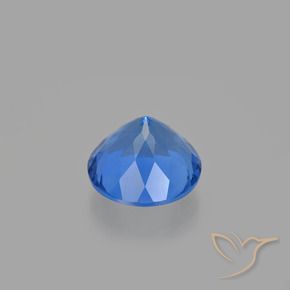 Fluorite che cambia colore Blu scuro naturale da 15.04 ct, Rotondo, VS