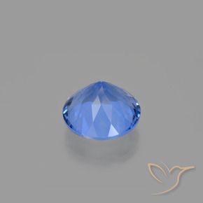 Fluorite che cambia colore Blu navy naturale da 13.91 ct, Rotondo, VS