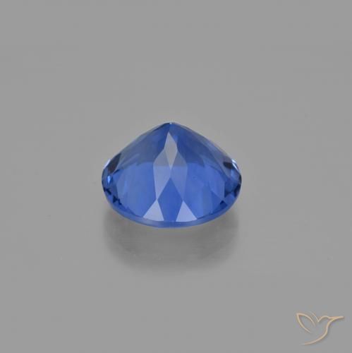 Fluorite che cambia colore Blu scuro naturale da 10.65 ct, Rotondo, VS