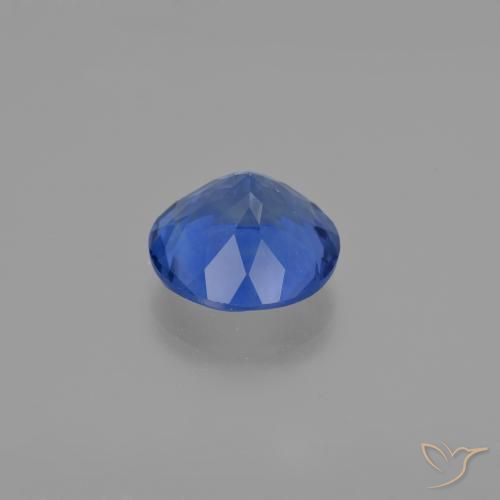 Fluorite che cambia colore Blu navy naturale da 10.90 ct, Rotondo, VS