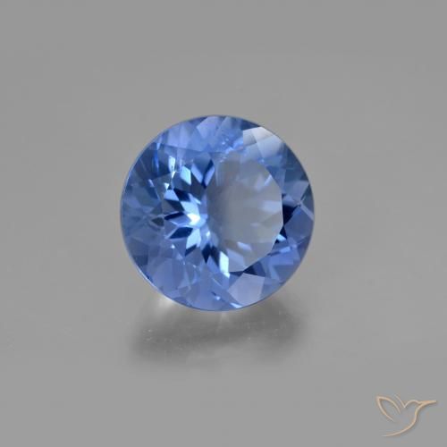 Fluorite che cambia colore Blu scuro naturale da 14.74 ct, Rotondo, VS