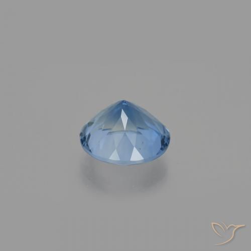 Fluorite che cambia colore Blu Navy Intenso naturale da 11.48 ct, Rotondo, VS