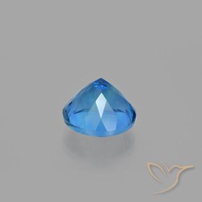 Fluorite che cambia colore Blu acceso naturale da 12.83 ct, Rotondo, VS