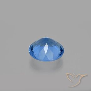 Fluorite che cambia colore Blu Egiziano naturale da 12.97 ct, Rotondo, VS