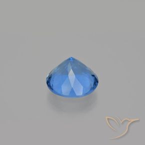 Fluorite che cambia colore Blu medio naturale da 10.94 ct, Rotondo, VS