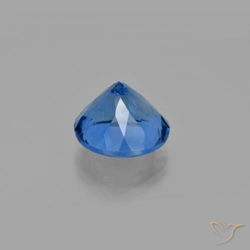 Fluorite che cambia colore Blu Egiziano naturale da 11.82 ct, Rotondo, VS