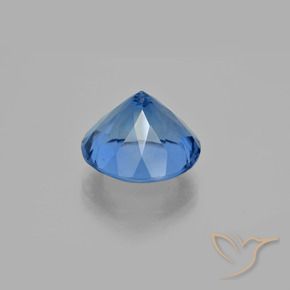 Fluorite che cambia colore Blu acceso naturale da 14.01 ct, Rotondo, VS