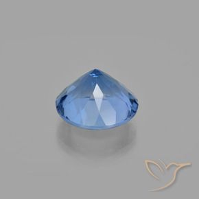 Fluorite che cambia colore Blu navy naturale da 13.49 ct, Rotondo, VS